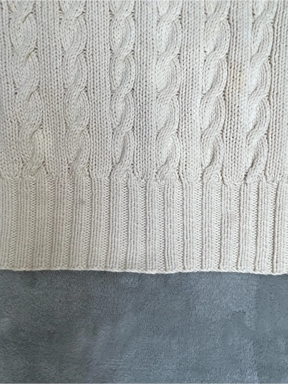 Vintage Polo Ralph Lauren Men's Cream Cable Knit Argyle Sweater academia teacher